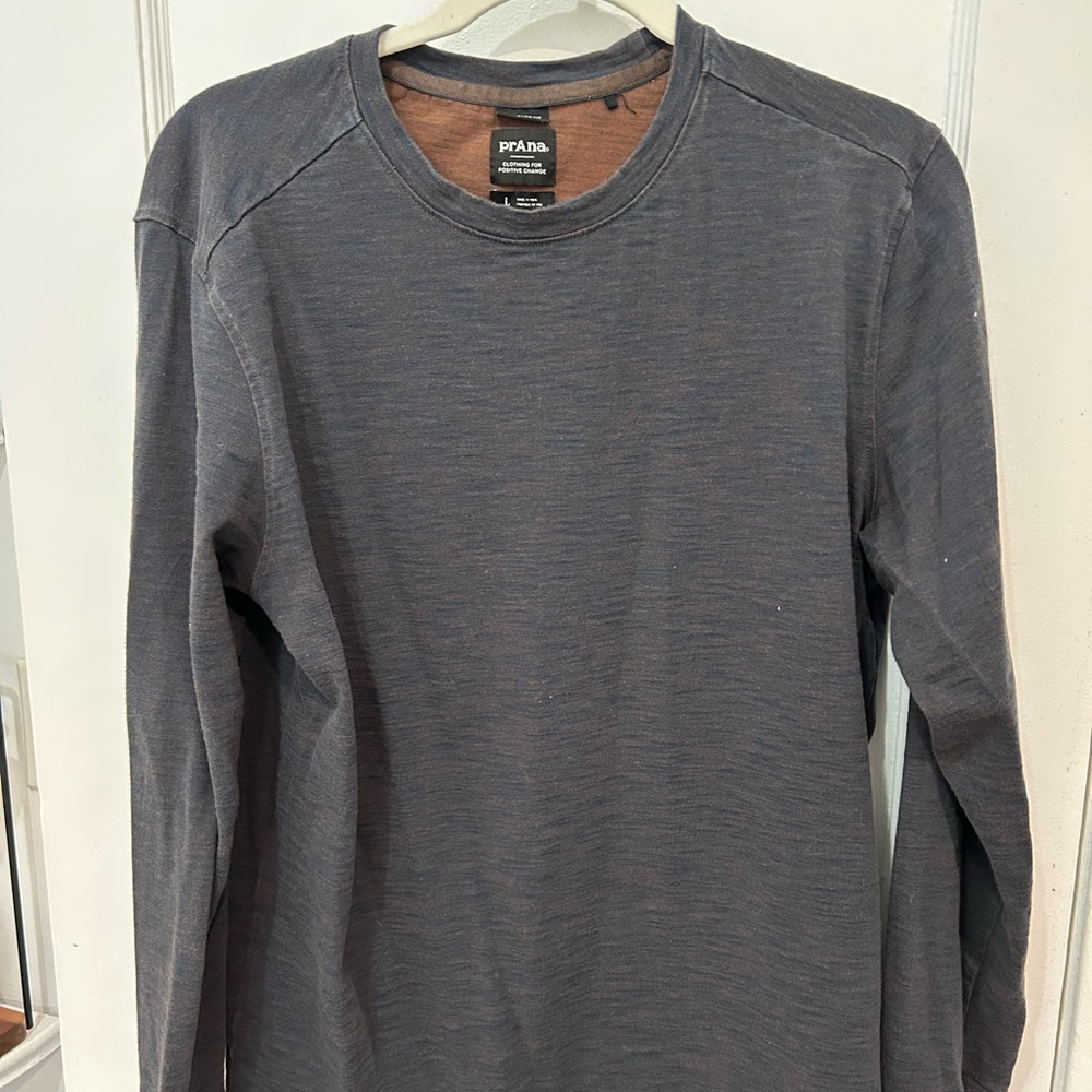 Prana Men's Ronnie Crew Long Sleeve Tee